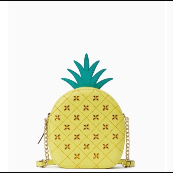 kate spade Handbags - HP!! NOVELTY KATE SPADE SUMMER PINEAPPLE CROSSBODY